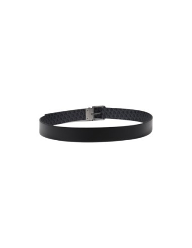 Ceinture noire cuir Calvin Klein Jeans homme