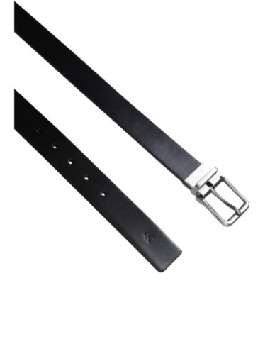 Ceinture noire cuir Calvin Klein Jeans homme