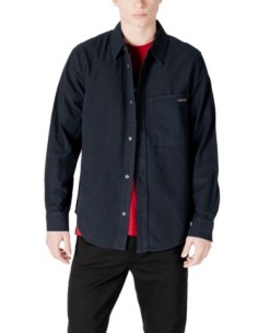Chemise noire coton Calvin Klein Jeans homme