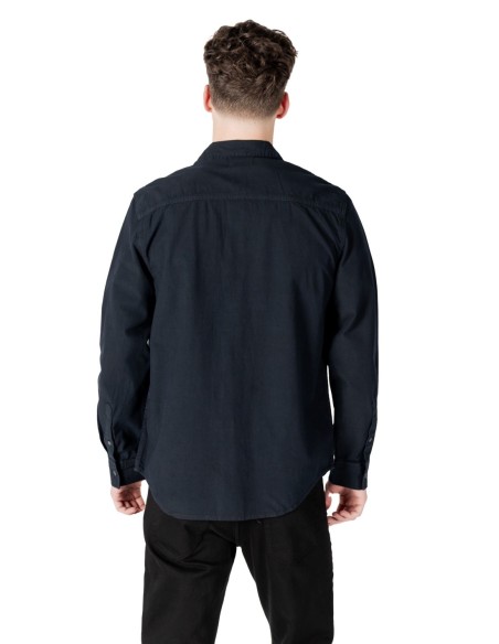 Chemise noire coton Calvin Klein Jeans homme