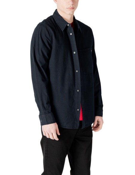 Chemise noire coton Calvin Klein Jeans homme