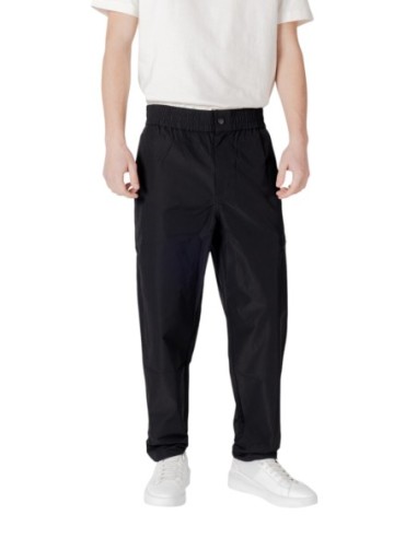 Pantalon noir polyester Calvin Klein Jeans homme