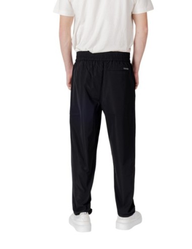 Pantalon noir polyester Calvin Klein Jeans homme