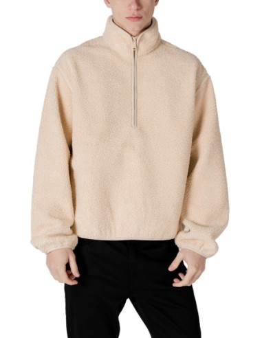 Sweat beige zippé Calvin Klein Jeans homme