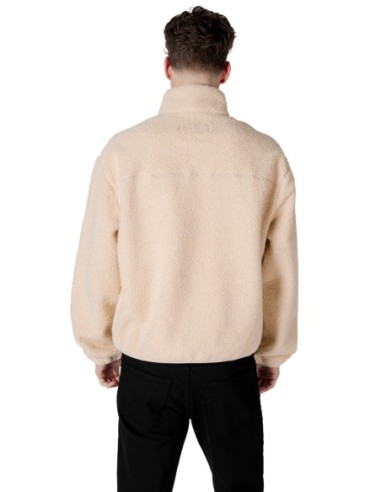 Sweat beige zippé Calvin Klein Jeans homme