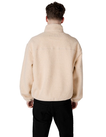 Sweat beige zippé Calvin Klein Jeans homme