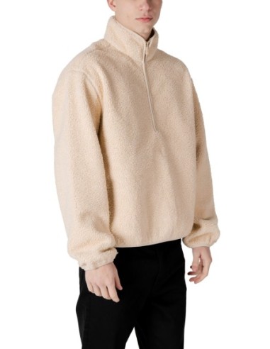 Sweat beige zippé Calvin Klein Jeans homme