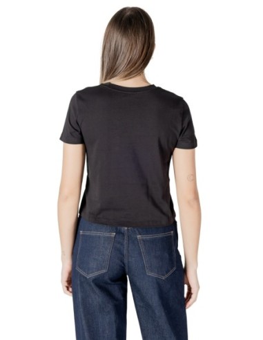 T-shirt noir coton bio Calvin Klein Jeans femme