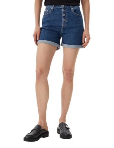 Short bleu denim Calvin Klein Jeans femme