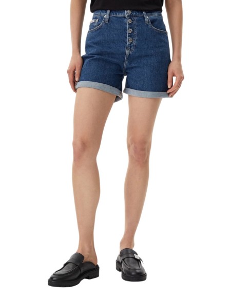 Short bleu denim Calvin Klein Jeans femme