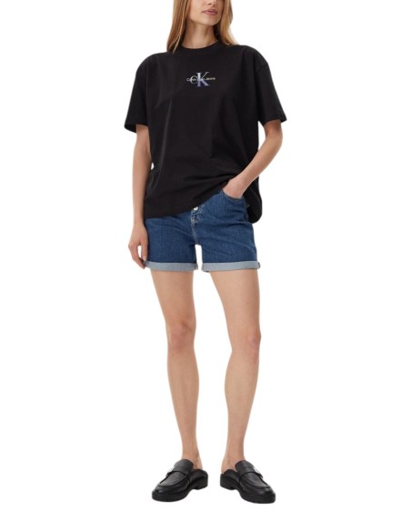 Short bleu denim Calvin Klein Jeans femme