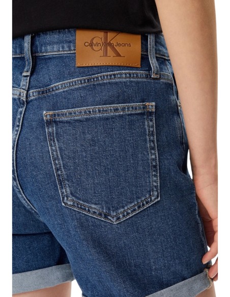 Short bleu denim Calvin Klein Jeans femme