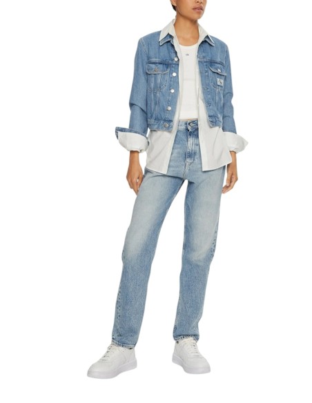 Jeans bleu coton Calvin Klein Jeans femme