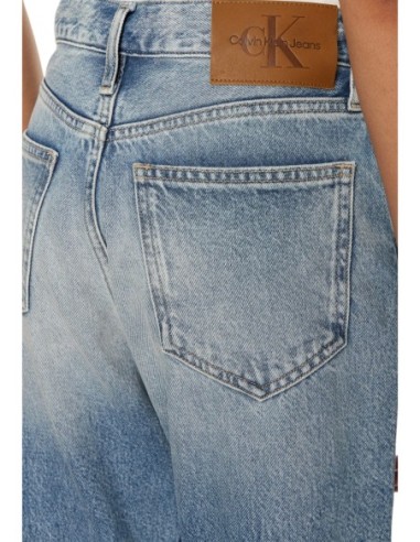 Jeans bleu coton Calvin Klein Jeans femme