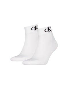chaussettes homme blanches imprimé CKJ – style moderne