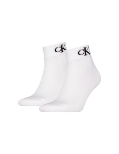 chaussettes homme blanches imprimé CKJ – style moderne