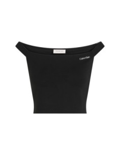 Top noir col bateau Calvin Klein Jeans femme