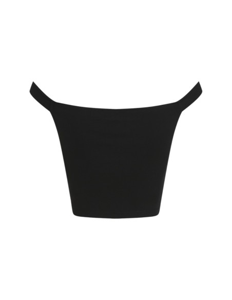 Top noir col bateau Calvin Klein Jeans femme