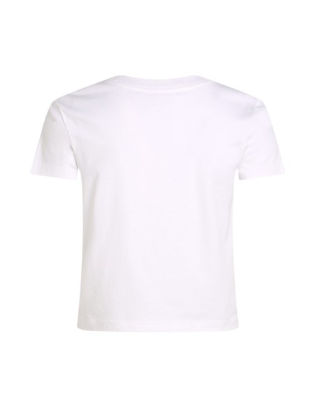 T-shirt blanc imprimé Calvin Klein Jeans femme