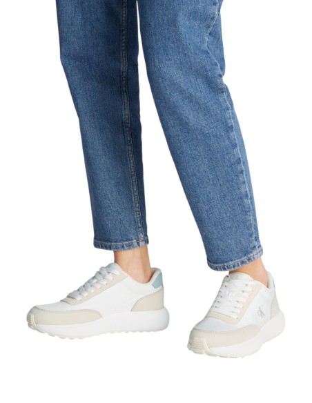 Baskets beige Calvin Klein Jeans femme