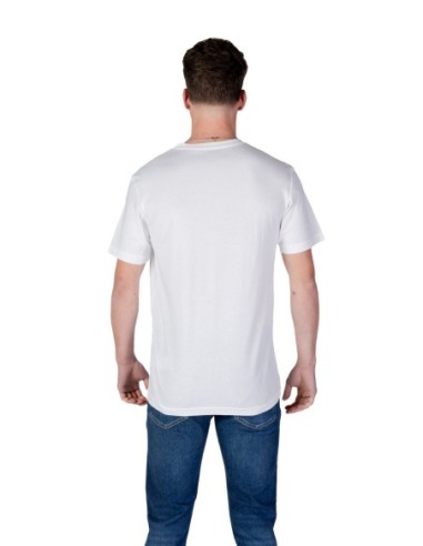 T-shirt blanc Calvin Klein Jeans homme