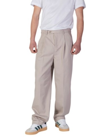 Pantalon beige coton bio Calvin Klein Jeans homme