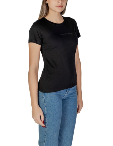 T-shirt noir Calvin Klein Jeans femme