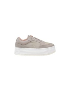Baskets beige coton Calvin Klein Jeans femme