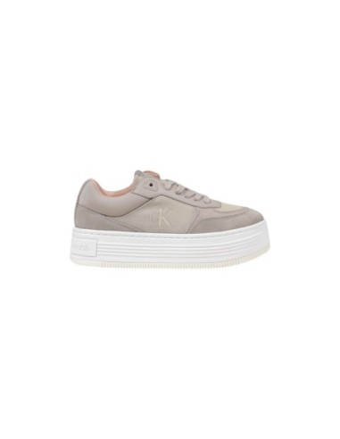 Baskets beige coton Calvin Klein Jeans femme