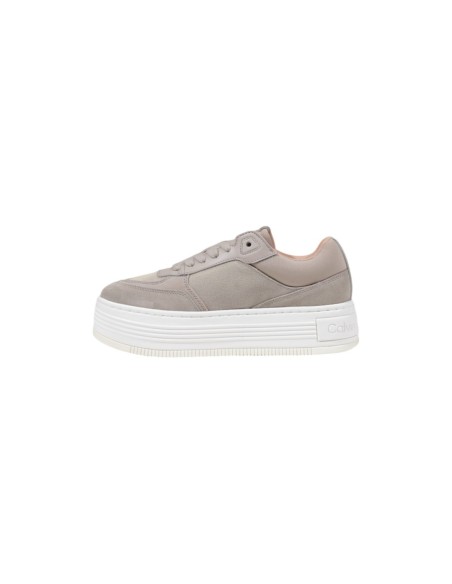 Baskets beige coton Calvin Klein Jeans femme