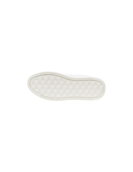 Baskets argentées cuir Calvin Klein Jeans femme