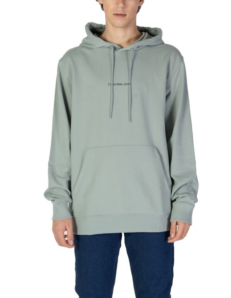 Sweat vert coton Calvin Klein Jeans homme