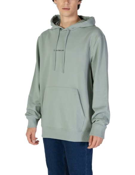 Sweat vert coton Calvin Klein Jeans homme