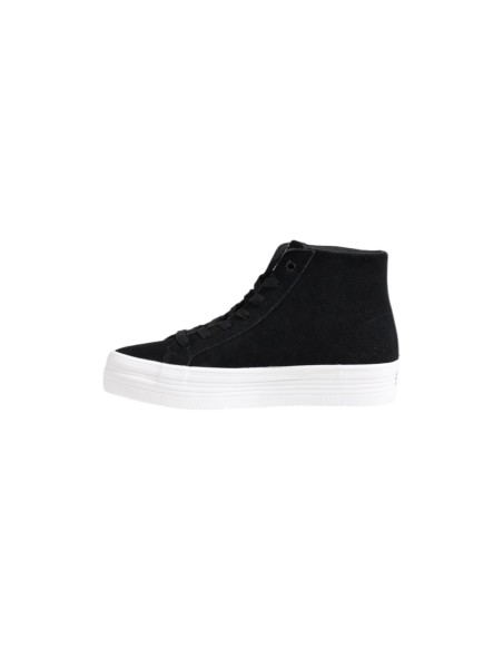 Baskets noires cuir Calvin Klein Jeans femme