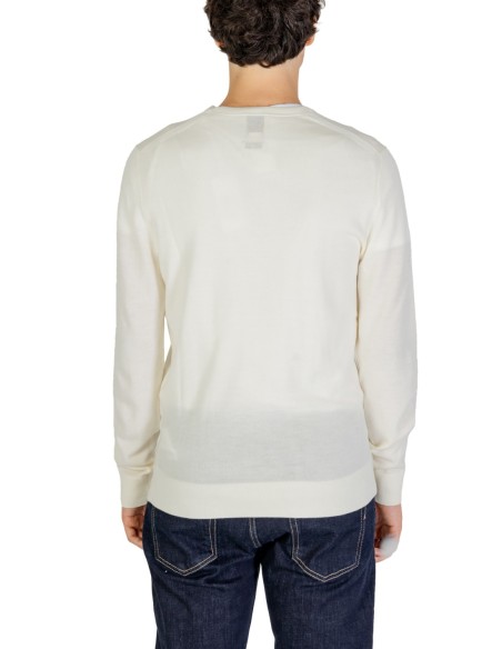 Pull blanc laine Calvin Klein Jeans homme