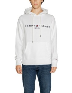 Sweat à capuche blanc Tommy Hilfiger Jeans homme