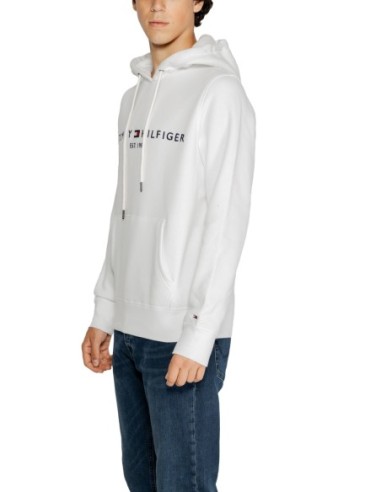Sweat à capuche blanc Tommy Hilfiger Jeans homme