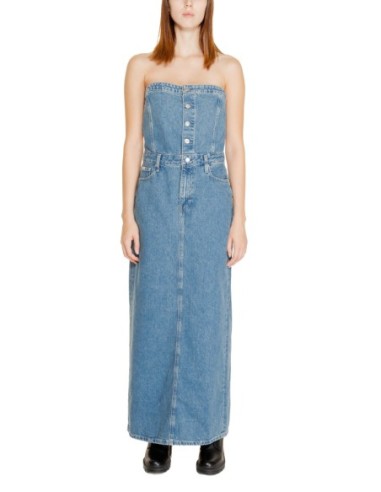 Robe bleue denim Calvin Klein Jeans femme