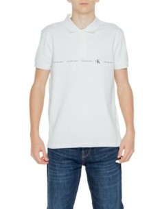 Polo vert Calvin Klein Jeans homme