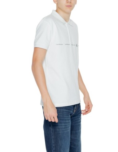 Polo vert Calvin Klein Jeans homme