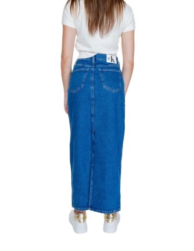 Jupe bleu denim Calvin Klein Jeans femme