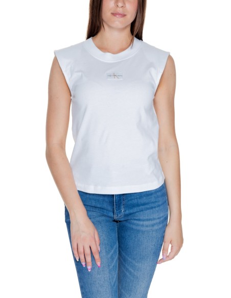 Débardeur blanc Calvin Klein Jeans femme