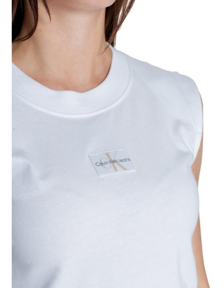 Débardeur blanc Calvin Klein Jeans femme