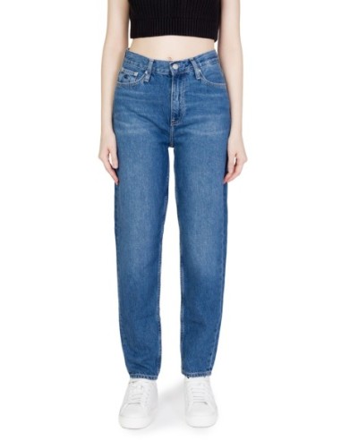Jeans bleu azur zip latéral Calvin Klein Jeans femme