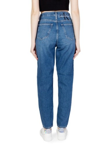 Jeans bleu azur zip latéral Calvin Klein Jeans femme