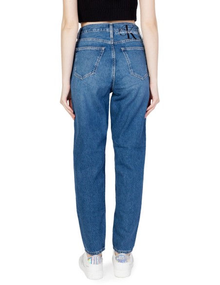 Jeans bleu azur zip latéral Calvin Klein Jeans femme