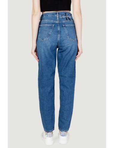 Jeans bleu azur zip latéral Calvin Klein Jeans femme