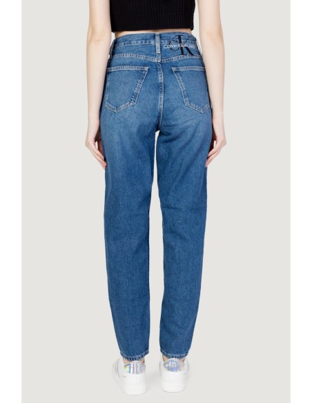 Jeans bleu azur zip latéral Calvin Klein Jeans femme