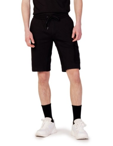 Bermuda noir coton bio Calvin Klein Jeans homme