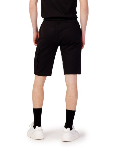 Bermuda noir coton bio Calvin Klein Jeans homme